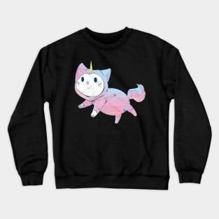 Cat in Unicorn Costume T-Shirt Crewneck Sweatshirt